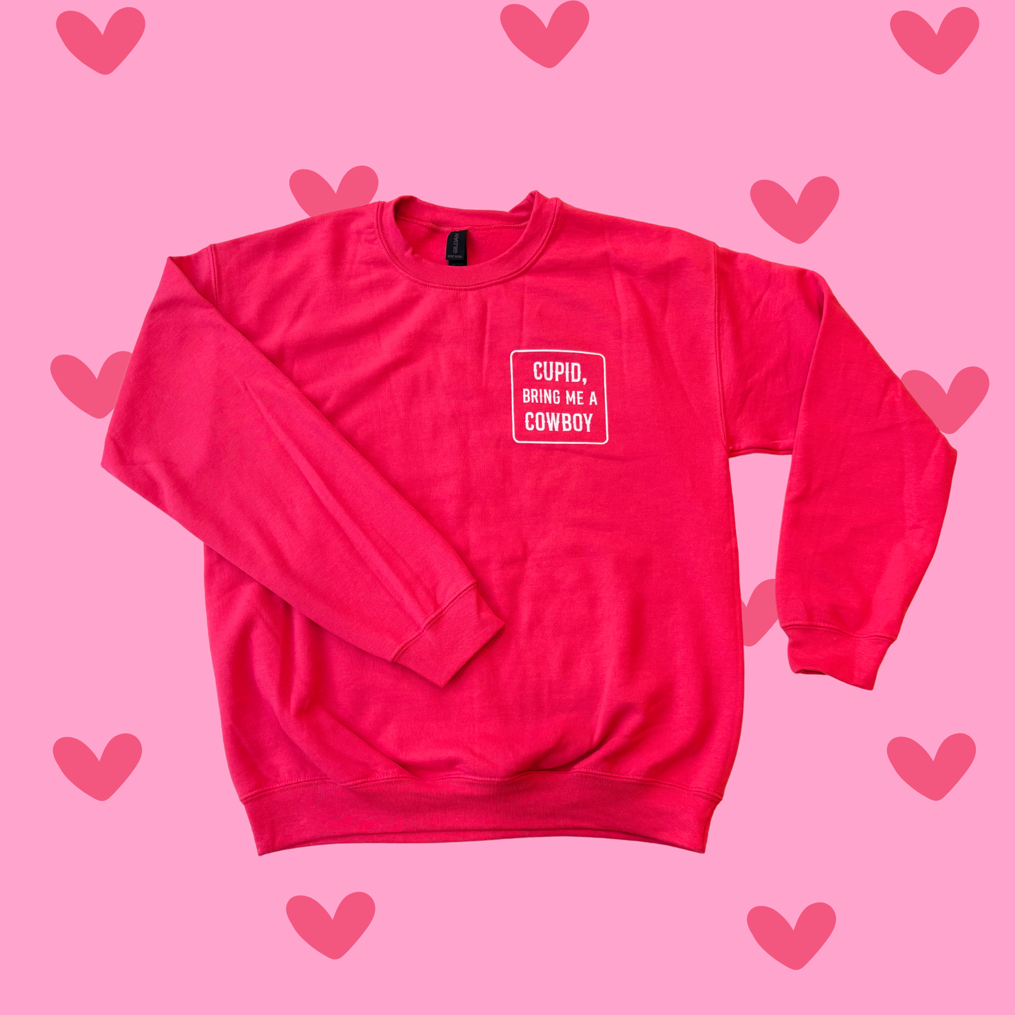 Howdy Valentine Crewneck Sweatshirt